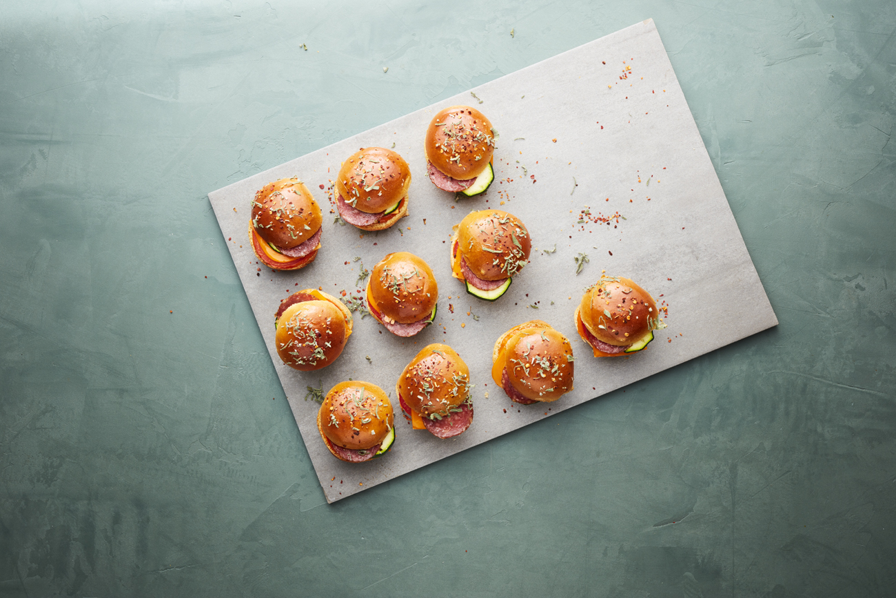 Hot Sub Sliders Aalbæk ØKO Fennikel Salami